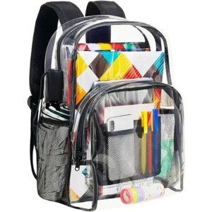 New Clear Backpack Heavy Duty PVC Transparent Backpack
